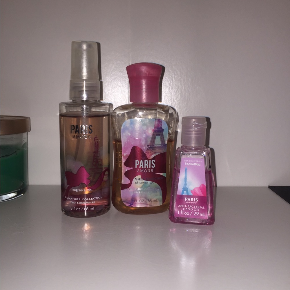 SET OF 3 Paris BBW products